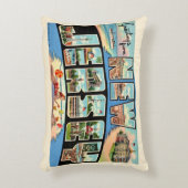 New Jersey Greeting Vintage Throw Pillow アクセントクッション (正面(垂直))