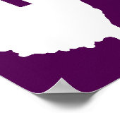 New Jersey Home Away From State Poster Sign ポスター (角)