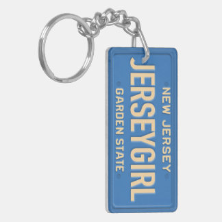 New Jersey License Plate Custom Keychain V5 キーホルダー