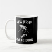 New Jersey Mosquito State Bird Funny Outdoors コーヒーマグカップ (左)