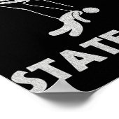 New Jersey Mosquito State Bird Funny Outdoors  ポスター (角)