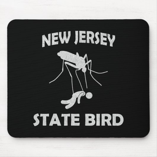 New Jersey Mosquito State Bird Funny Outdoors  マウスパッド (正面)