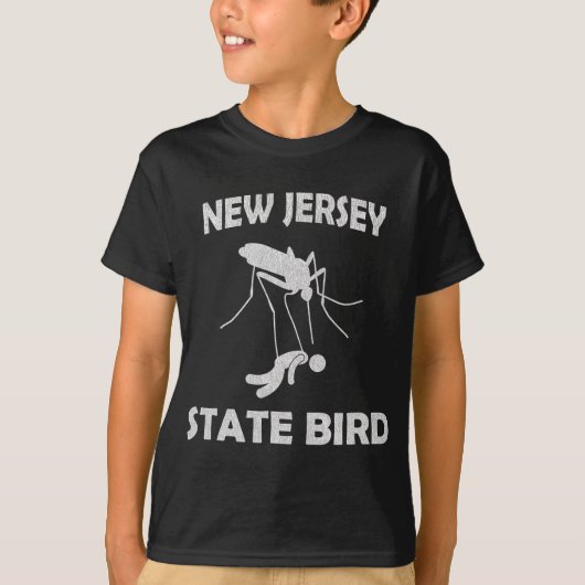 New Jersey Mosquito State Bird Funny Outdoors Tシャツ (正面)