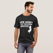 New Jersey Only The Strong Survive Shirt Funny Gif Tシャツ (正面フル)
