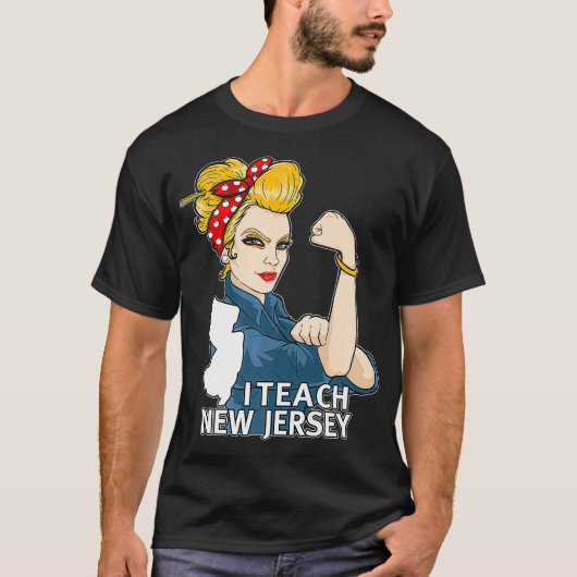 New Jersey Red For Ed Blonde Hair Strong Teacher G Tシャツ (正面)