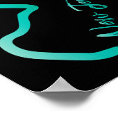 New Jersey Shirt Jersey Graphic Tees For Women. Me ポスター (角)