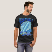 New Jersey Surfer Ocean City Nj Surfing Beach Sand Tシャツ (正面フル)
