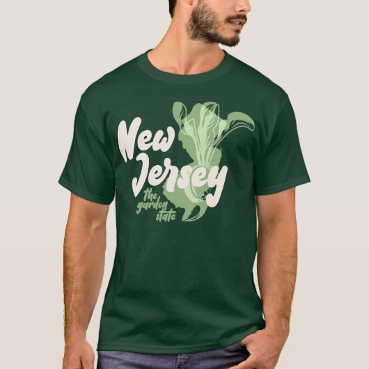 New Jersey - The Garden State - Beet Tシャツ (正面)