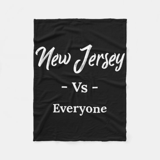 New Jersey Vs Everyone  フリースブランケット (正面)