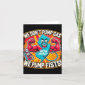 New Jersey We Don't Pumg Gas, We Pump Fists  カード (正面)