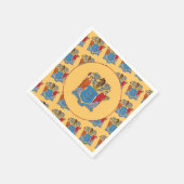 New Jerseyan Flag, Flag of New Jersey スタンダードカクテルナプキン (角)