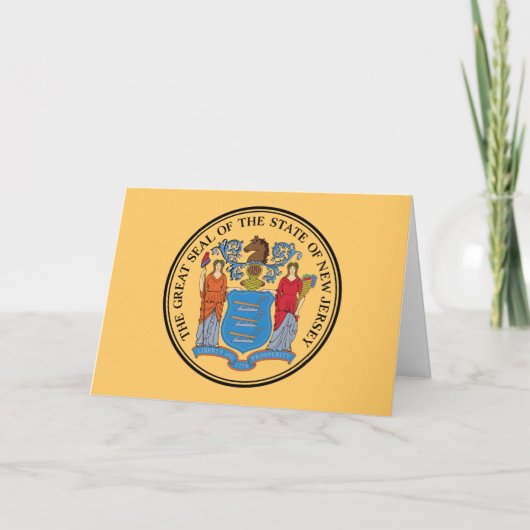 New Jerseyan Seal, Seal of New Jersey カード (正面)