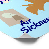  New Jet Set Funny Air Travel Cartoon Parody ポスター (角)