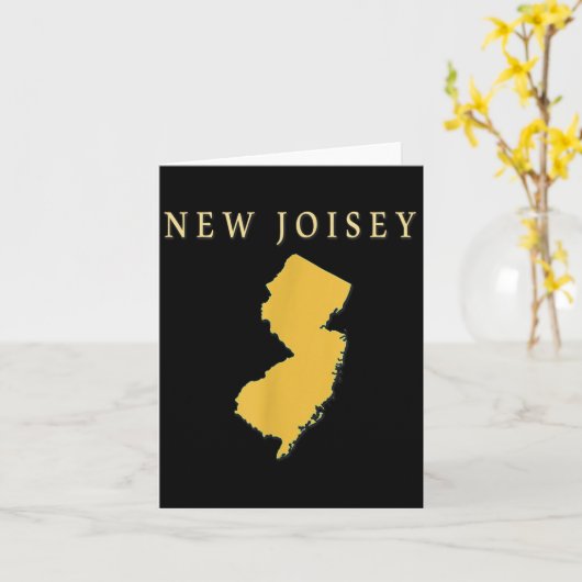 New Joisey Funny  カード (黄色い花)