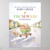 New Kid On The Block Baby Shower Welcome ポスター (正面)