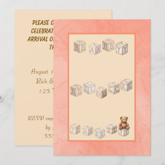 NEW KID ON THE BLOCK DIGITAL DOWNLOAD SHOWER 招待状