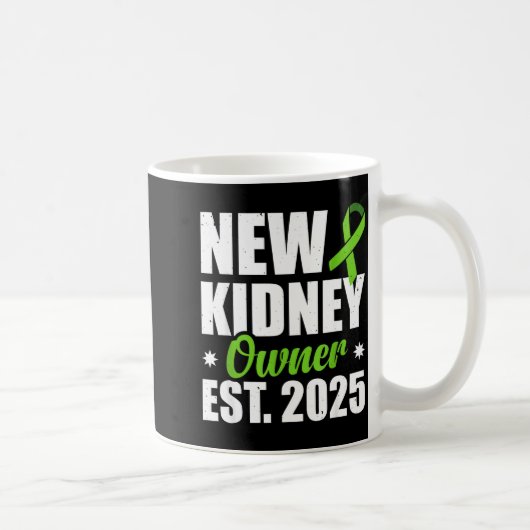 New Kidney Owner Est. 2025  コーヒーマグカップ (右)