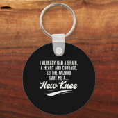 New Knee Funny Wizard Knee Replacement Surgery Rec キーホルダー (正面)