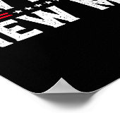 New Knee New Me Funny Broken Knee Surgery Recovery ポスター (角)