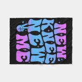 New Knee New Me Funny Knee Replacement Surgery Rec フリースブランケット (正面(横))