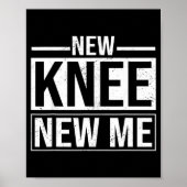 New Knee New Me Funny Knee Replacement Surgery Rec ポスター (正面)