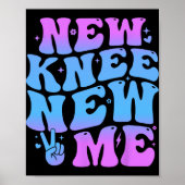 New Knee New Me Funny Knee Replacement Surgery Rec ポスター (正面)