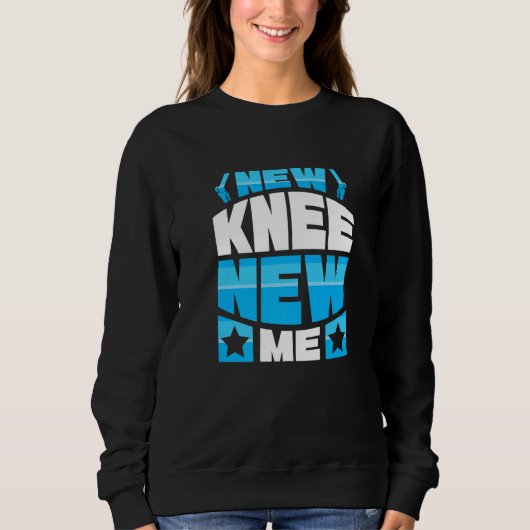 New Knee new me - Knee Replacement Premium スウェットシャツ (正面)