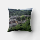 New Lanark Scotland Postcard Poster Photo Block Ca クッション (裏面)