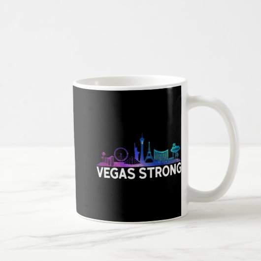 New Las Vegas Strong For Men, Women And Youth コーヒーマグカップ (右)