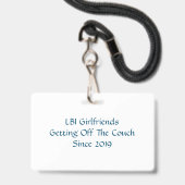 NEW!LBIGバッジ&ラニヤード バッジ (裏面（ネックストラップ付）)