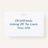 NEW!LBIGバッジ&ラニヤード バッジ (裏面)