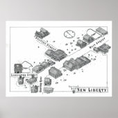 New Liberty Poster Map （28 x 20版） ポスター (正面)