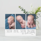 New Life New Light White Birth Announcement シーズンカード (スタンド正面)