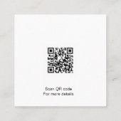 New listing Airbnb booking home vacation travel ca スクエア名刺 (裏面)