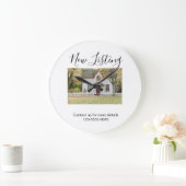 New listing Airbnb booking home vacation travel ca ラージ壁時計 (ホーム)