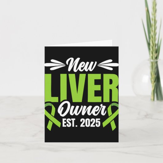 New Liver Owner Est. 2025 - Liver Transplant Recie カード (正面)