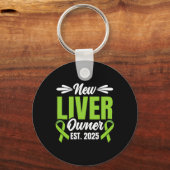 New Liver Owner Est. 2025 - Liver Transplant Recie キーホルダー (正面)