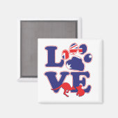 NEW-Love-From-Australia-with-Animals マグネット (正面/裏面)