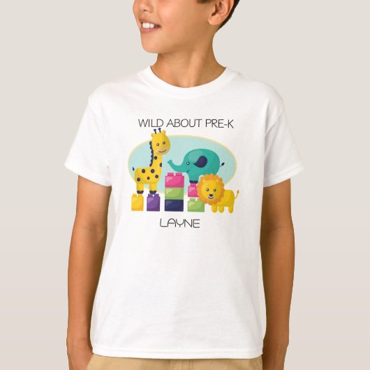 New Low Price! Cute, PERSONALIZED Pre-K Tシャツ (正面)