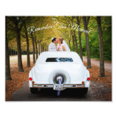 New Lyweds Keepsake Photoこの瞬間を思い出す フォトプリント (正面)