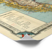 New map of Argentina ポスター (角)