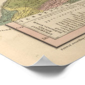 New Map Of Virginia ポスター (角)