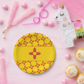 New Mexican Flag, Flag of New Mexico ペーパープレート (パーティー)