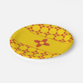 New Mexican Flag, Flag of New Mexico ペーパープレート (アングル)