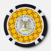 New Mexican Flag & Seal, New Mexico ポーカーチップ (裏面)