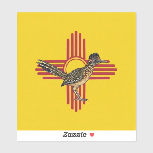 New Mexico and the Roadrunner  シール (シート)