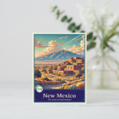 New Mexico | Anime Style Cel Shaded Postcard ポストカード (スタンド正面)