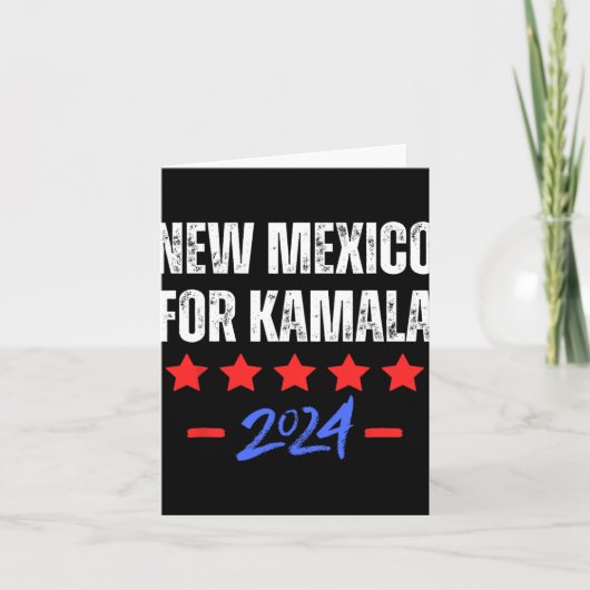 New Mexico For Kamala 2024 Dnc Kamala Harris Suprt カード (正面)