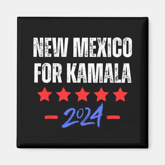 New Mexico For Kamala 2024 Dnc Kamala Harris Suprt マグネット (正面)