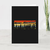 New Mexico Forest Sunset Trees Cabin Theme Souveni カード (正面)